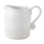 Le Panier Whitewash Creamer 3\ Width, 3.5\ Height
6 Ounces
Made of Ceramic Stoneware
Made in Portugal
Oven, Microwave, Dishwasher, and Freezer Safe